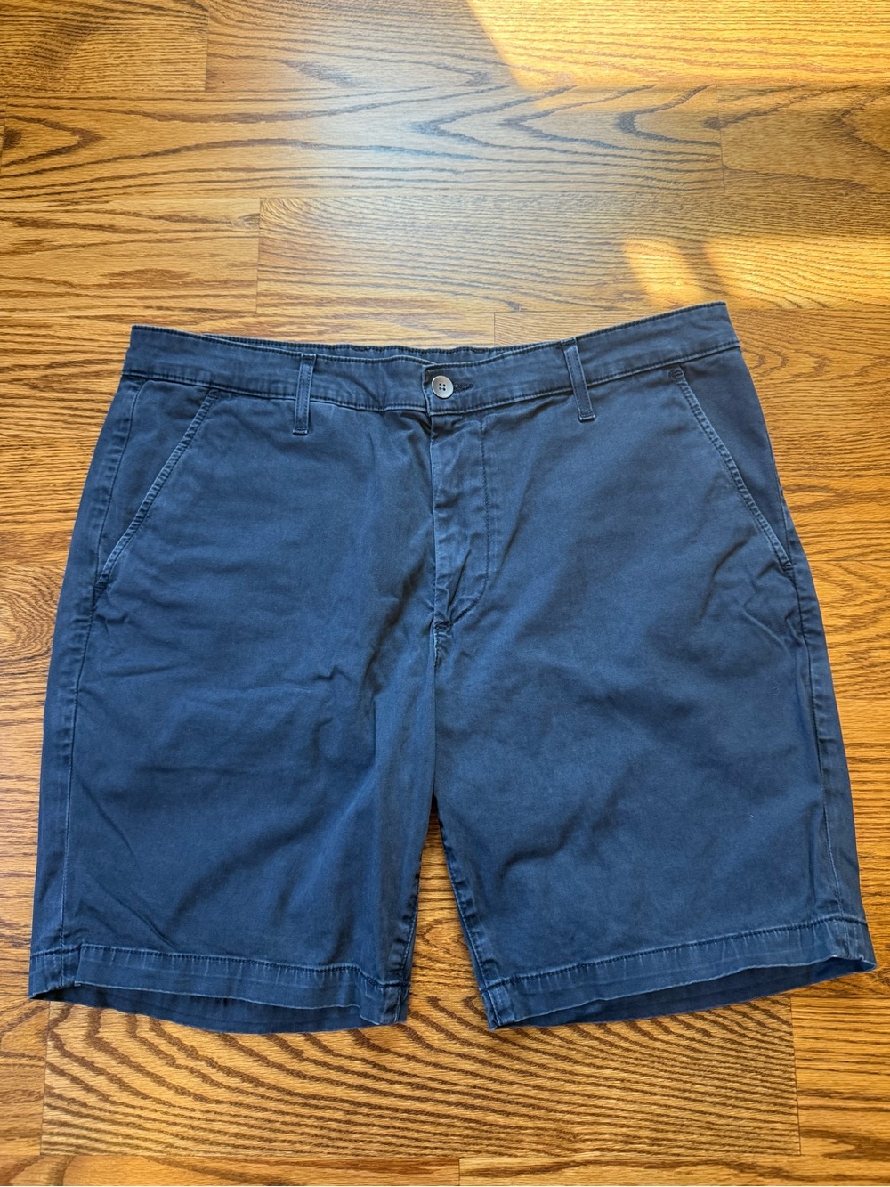 AG Men's Navy Wanderer Chino Shorts